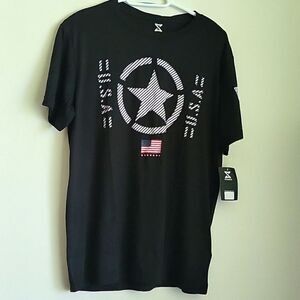 Striker man t- shirt this american flag print